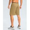 imageG Gradual Mens Gym Shorts wtih Zipper Pocket 9quot Athletic Basketball Mesh Shorts for Men Workout Quick Dry LightiweightLight Khaki