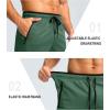 imageG Gradual Mens Gym Shorts wtih Zipper Pocket 9quot Athletic Basketball Mesh Shorts for Men Workout Quick Dry LightiweightOlive Green
