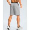 imageG Gradual Mens Gym Shorts wtih Zipper Pocket 9quot Athletic Basketball Mesh Shorts for Men Workout Quick Dry LightiweightRhino Grey