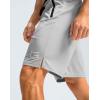 imageG Gradual Mens Gym Shorts wtih Zipper Pocket 9quot Athletic Basketball Mesh Shorts for Men Workout Quick Dry LightiweightRhino Grey