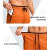 imageG Gradual Mens Gym Shorts wtih Zipper Pocket 9quot Athletic Basketball Mesh Shorts for Men Workout Quick Dry LightiweightVibrant Orange