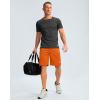 imageG Gradual Mens Gym Shorts wtih Zipper Pocket 9quot Athletic Basketball Mesh Shorts for Men Workout Quick Dry LightiweightVibrant Orange