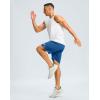 imageG Gradual Mens Gym Shorts wtih Zipper Pocket 9quot Athletic Basketball Mesh Shorts for Men Workout Quick Dry LightiweightVintage Blue