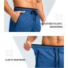imageG Gradual Mens Gym Shorts wtih Zipper Pocket 9quot Athletic Basketball Mesh Shorts for Men Workout Quick Dry LightiweightVintage Blue