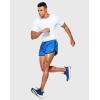 imageG Gradual Mens Running Shorts 3 Inch Quick Dry Gym Athletic Jogging Shorts with Zipper PocketsBlue