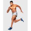 imageG Gradual Mens Running Shorts 3 Inch Quick Dry Gym Athletic Jogging Shorts with Zipper PocketsLight Gray