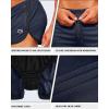 imageG Gradual Mens Running Shorts 3 Inch Quick Dry Gym Athletic Jogging Shorts with Zipper PocketsNavy