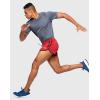 imageG Gradual Mens Running Shorts 3 Inch Quick Dry Gym Athletic Jogging Shorts with Zipper PocketsRed