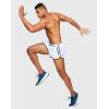imageG Gradual Mens Running Shorts 3 Inch Quick Dry Gym Athletic Jogging Shorts with Zipper PocketsWhite