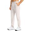 imageG Gradual Mens Stretch Golf Joggers with 3 Pockets Slim Fit Sweatpants Work Dress Casual Pants for Men with Belt LoopsBone
