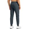 imageG Gradual Mens Stretch Golf Joggers with 3 Pockets Slim Fit Sweatpants Work Dress Casual Pants for Men with Belt LoopsDark Grey