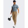 imageG Gradual Mens Stretch Golf Joggers with 3 Pockets Slim Fit Sweatpants Work Dress Casual Pants for Men with Belt LoopsKhaki Sand