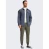 imageG Gradual Mens Stretch Golf Joggers with 3 Pockets Slim Fit Sweatpants Work Dress Casual Pants for Men with Belt LoopsLight Army Green
