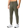 imageG Gradual Mens Stretch Golf Joggers with 3 Pockets Slim Fit Sweatpants Work Dress Casual Pants for Men with Belt LoopsLight Army Green