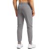 imageG Gradual Mens Stretch Golf Joggers with 3 Pockets Slim Fit Sweatpants Work Dress Casual Pants for Men with Belt LoopsLight Grey