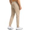 imageG Gradual Mens Stretch Golf Joggers with 3 Pockets Slim Fit Sweatpants Work Dress Casual Pants for Men with Belt LoopsLight Khaki