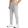imageG Gradual Mens Stretch Golf Joggers with 3 Pockets Slim Fit Sweatpants Work Dress Casual Pants for Men with Belt LoopsSilver Drop