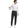 imageG Gradual Mens Stretch Golf Pants with 6 Pockets Slim Fit Dress Pants for Men Travel Casual WorkBlack