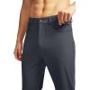 imageG Gradual Mens Stretch Golf Pants with 6 Pockets Slim Fit Dress Pants for Men Travel Casual WorkDark Grey