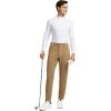 imageG Gradual Mens Stretch Golf Pants with 6 Pockets Slim Fit Dress Pants for Men Travel Casual WorkDark Khaki