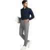 imageG Gradual Mens Stretch Golf Pants with 6 Pockets Slim Fit Dress Pants for Men Travel Casual WorkLight Grey