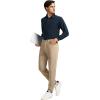 imageG Gradual Mens Stretch Golf Pants with 6 Pockets Slim Fit Dress Pants for Men Travel Casual WorkLight Khaki