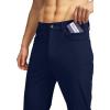 imageG Gradual Mens Stretch Golf Pants with 6 Pockets Slim Fit Dress Pants for Men Travel Casual WorkNavy