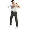 imageG Gradual Mens Stretch Golf Pants with 6 Pockets Slim Fit Dress Pants for Men Travel Casual WorkOlive Green
