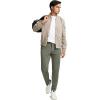 imageG Gradual Mens Stretch Golf Pants with 6 Pockets Slim Fit Dress Pants for Men Travel Casual WorkSage Green