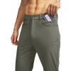 imageG Gradual Mens Stretch Golf Pants with 6 Pockets Slim Fit Dress Pants for Men Travel Casual WorkSage Green
