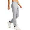 imageG Gradual Mens Stretch Golf Pants with 6 Pockets Slim Fit Dress Pants for Men Travel Casual WorkSilver Grey
