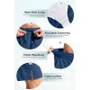 imageG Gradual Mens Swim Trunks Quick Dry Bathing Suit Beach Board Shorts for Men with Zipper Pockets and Mesh LiningDark Blue