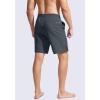 imageG Gradual Mens Swim Trunks Quick Dry Bathing Suit Beach Board Shorts for Men with Zipper Pockets and Mesh LiningDark Grey