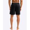 imageG Gradual Mens Swim Trunks with Compression Liner 5 inch Inseam Quick Dry Bathing Suits with Zipper PocketNo Thigh ChafingBlack