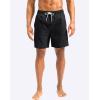 imageG Gradual Mens Swim Trunks with Compression Liner 5 inch Inseam Quick Dry Bathing Suits with Zipper PocketNo Thigh ChafingBlack
