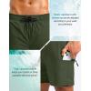 imageG Gradual Mens Swim Trunks with Compression Liner 5 inch Inseam Quick Dry Bathing Suits with Zipper PocketNo Thigh ChafingOlive