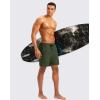 imageG Gradual Mens Swim Trunks with Compression Liner 5 inch Inseam Quick Dry Bathing Suits with Zipper PocketNo Thigh ChafingOlive