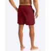 imageG Gradual Mens Swim Trunks with Compression Liner 5 inch Inseam Quick Dry Bathing Suits with Zipper PocketNo Thigh ChafingSavanah