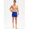 imageG Gradual Mens Swimsuit Trunks with Zipper Pockets Quick Dry Swimwear Bathing Suit Swim Briefs Board Shorts for MenBlue
