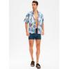 imageG Gradual Mens Swimsuit Trunks with Zipper Pockets Quick Dry Swimwear Bathing Suit Swim Briefs Board Shorts for MenDark Blue