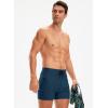 imageG Gradual Mens Swimsuit Trunks with Zipper Pockets Quick Dry Swimwear Bathing Suit Swim Briefs Board Shorts for MenDark Blue