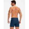 imageG Gradual Mens Swimsuit Trunks with Zipper Pockets Quick Dry Swimwear Bathing Suit Swim Briefs Board Shorts for MenDark Blue