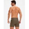 imageG Gradual Mens Swimsuit Trunks with Zipper Pockets Quick Dry Swimwear Bathing Suit Swim Briefs Board Shorts for MenDark Khaki