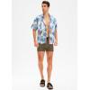 imageG Gradual Mens Swimsuit Trunks with Zipper Pockets Quick Dry Swimwear Bathing Suit Swim Briefs Board Shorts for MenDark Khaki