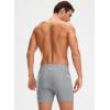 imageG Gradual Mens Swimsuit Trunks with Zipper Pockets Quick Dry Swimwear Bathing Suit Swim Briefs Board Shorts for MenLight Grey