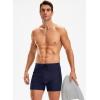 imageG Gradual Mens Swimsuit Trunks with Zipper Pockets Quick Dry Swimwear Bathing Suit Swim Briefs Board Shorts for MenNavy
