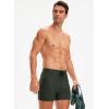 imageG Gradual Mens Swimsuit Trunks with Zipper Pockets Quick Dry Swimwear Bathing Suit Swim Briefs Board Shorts for MenOlive