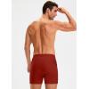 imageG Gradual Mens Swimsuit Trunks with Zipper Pockets Quick Dry Swimwear Bathing Suit Swim Briefs Board Shorts for MenRed