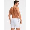 imageG Gradual Mens Swimsuit Trunks with Zipper Pockets Quick Dry Swimwear Bathing Suit Swim Briefs Board Shorts for MenWhite