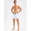 imageG Gradual Mens Swimsuit Trunks with Zipper Pockets Quick Dry Swimwear Bathing Suit Swim Briefs Board Shorts for MenWhite